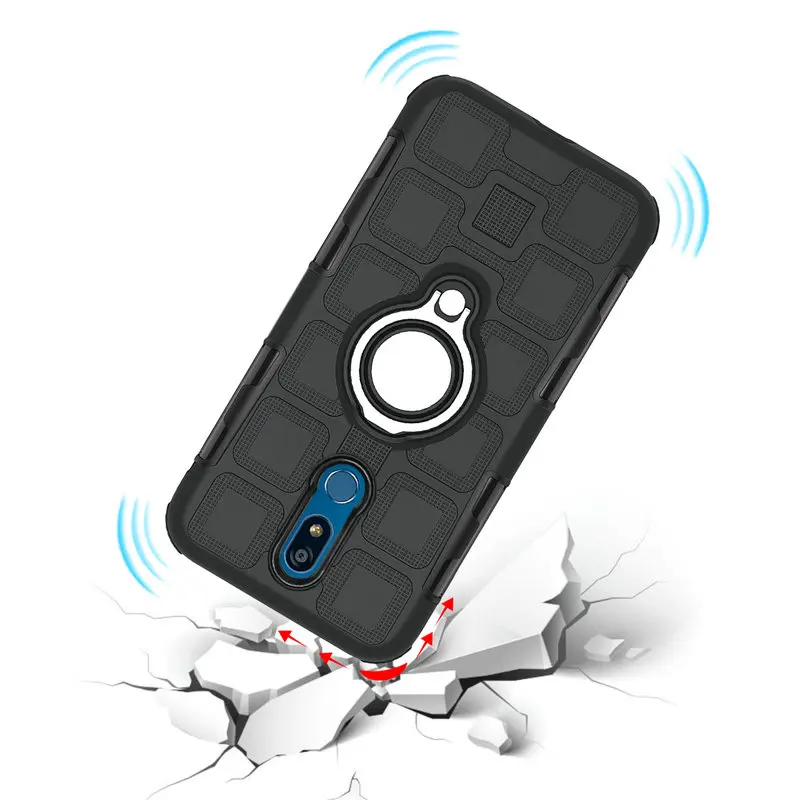 Держатель для ремня металлическое кольцо LG K40 чехол X4 2019 магнитный держатель