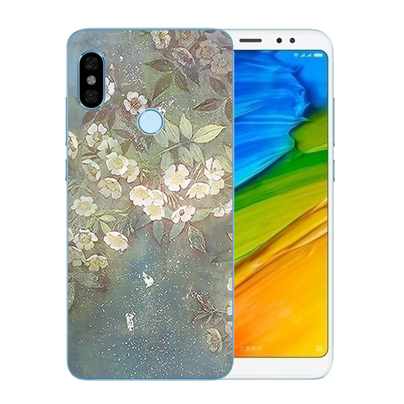 Phone Case For Xiaomi Redmi Note 5 Pro Back Cover Animal Pattern Skin Transparent Capa |
