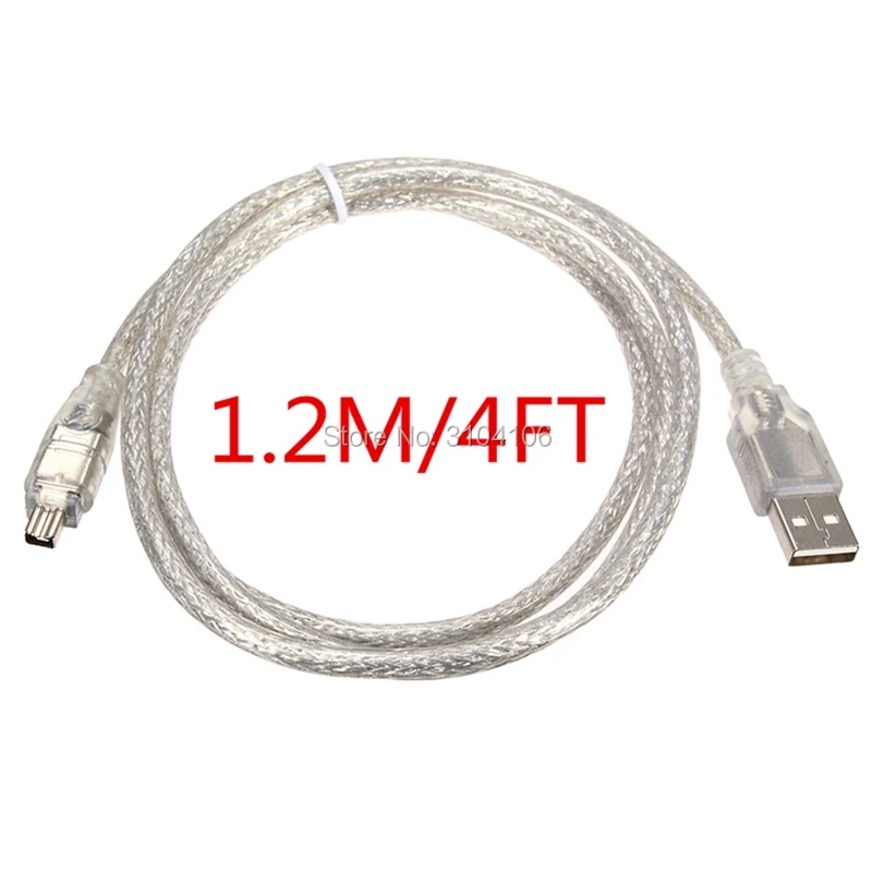 USB мужчина к Firewire IEEE 1394 4 контактный iLink шнур адаптера firewire 1394mm Tablet Зарядное