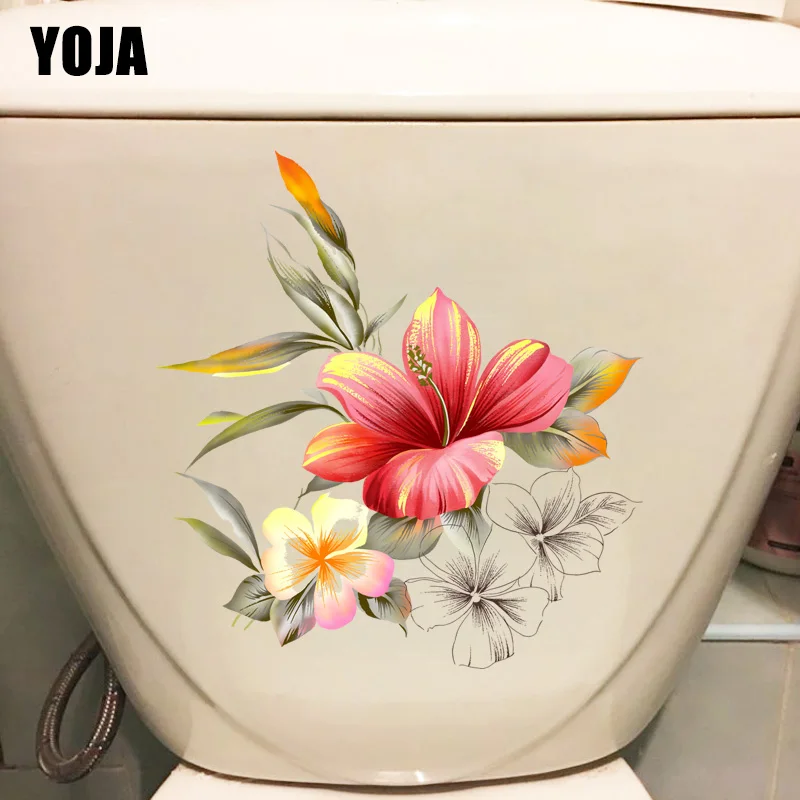 YOJA 20 5*21 7 см классический цветок художественные настенные Стикеры Настенный