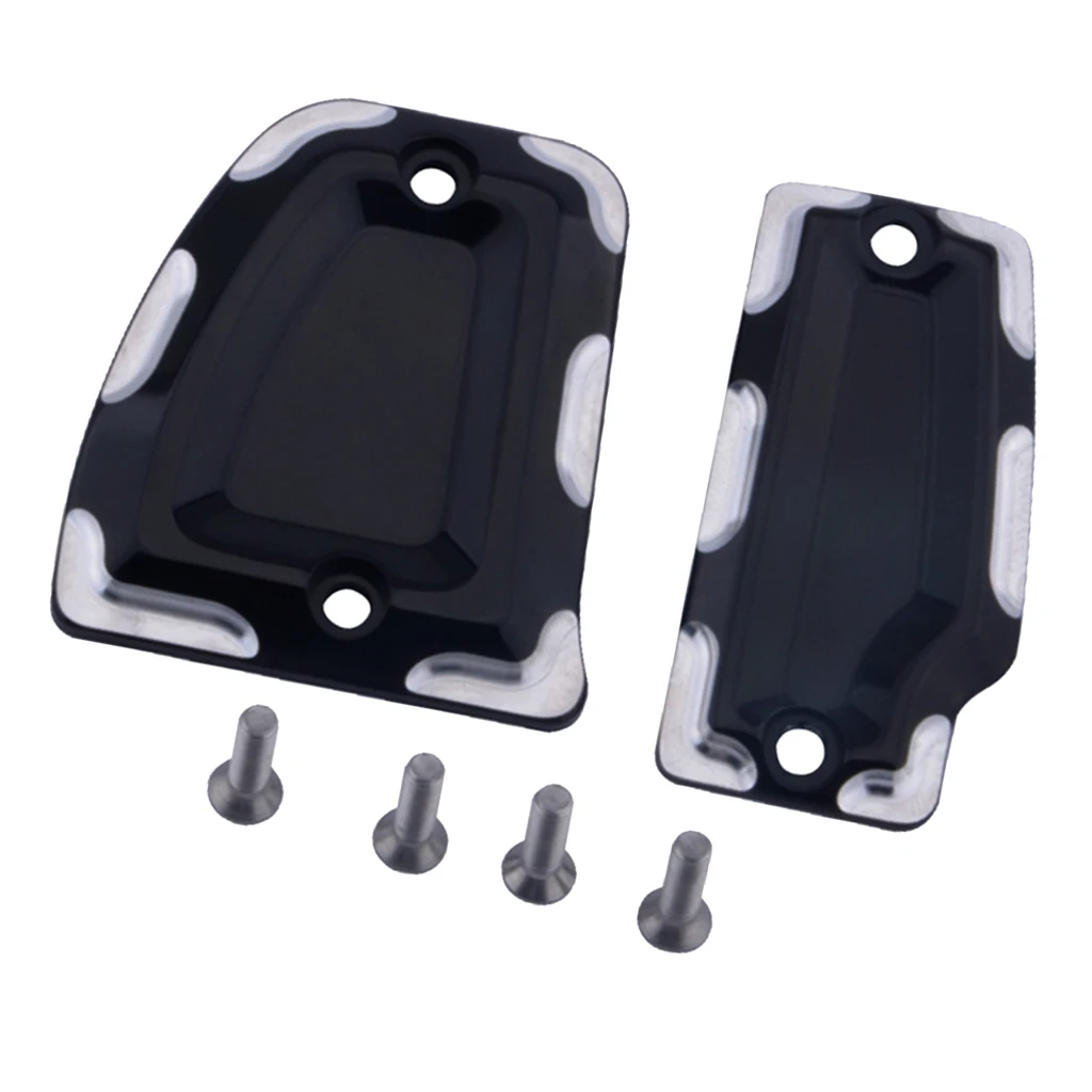 

dolity Front Rear Brake Clutch Reservoir Cover Cap For Indian Scout Sixty 2015-2018