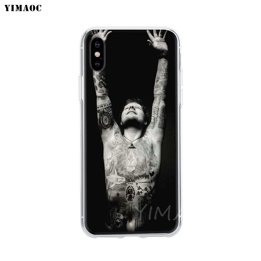 YIMAOC Ed Sheean мягкий чехол TPU силиконовый для iPhone 8 7 6 6S Plus 5 5S SE X XR XS 11 Pro Max |