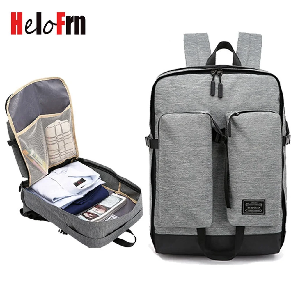 HeloFrn Soprt Men Women Canvas Backpack Large Capacity Laptop Sport Bag Teenager Weenend Travel Mochila | Багаж и сумки