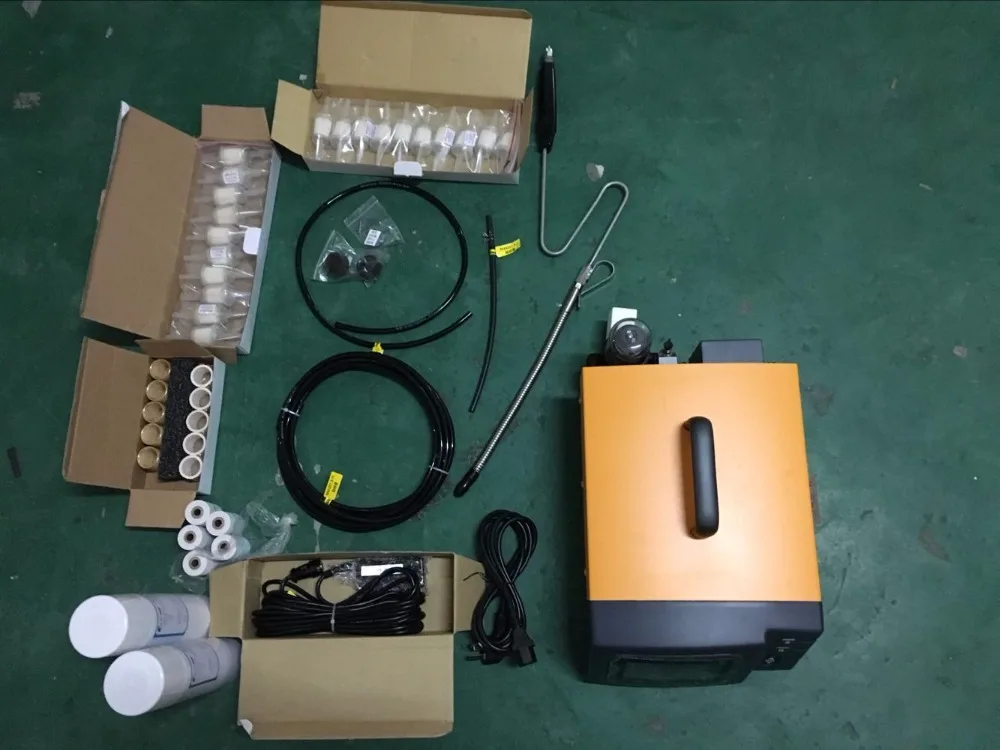 Автомобильный анализатор выхлопных газов micro printer (4 GAS Portable) HC CO CO2 O2 NHA406EN