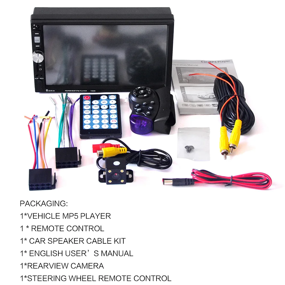 

7 , HD TFT , bluetooth, MP3, MP4, MP5, 12 , , , , TF/SD, 1 DIN