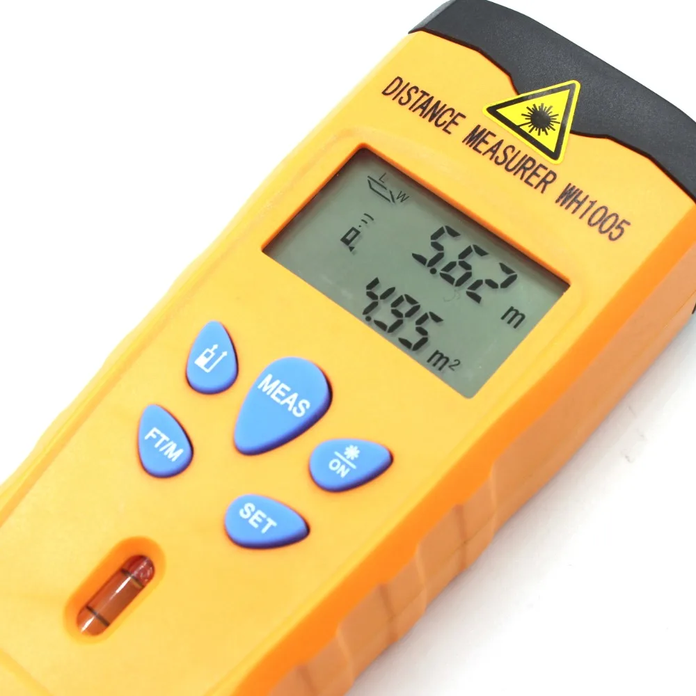 Ультразвуковой лазерный дальномер WH1005 мини измеритель зоны напряжения