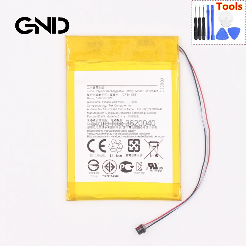 Аккумулятор GND C11P1421 630 мАч для Asus Transformer Book T300CHI док-станция клавиатуры встроенный