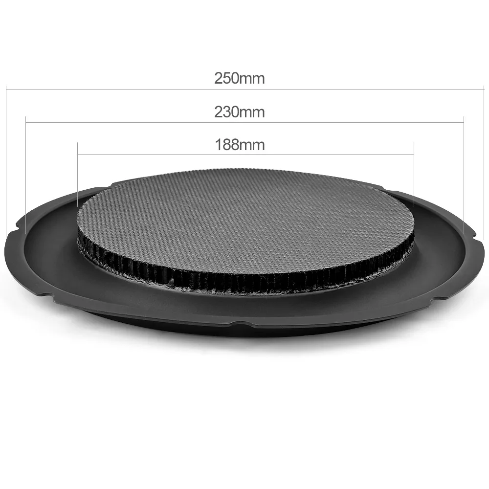 10 inch AIYIMA 8 дюймов 10 дюймов басовый радиатор пассивная сотовая резиновая вибропластина вспомогательная басовая мембрана для " 10" НЧ динамик DIY - Цвет: 10 inch