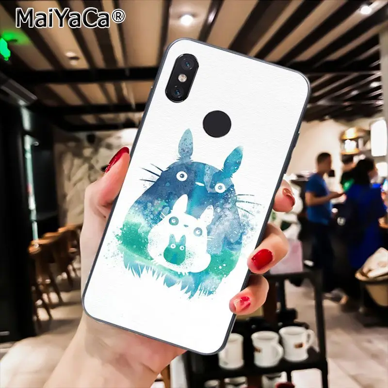 MaiYaCa Cute Totoro Spirited Away Ghibli Anime Phone Case for Xiaomi Redmi8 4X 6A S2 7A 5A Redmi 5 5Plus Note5 7 Note8pro