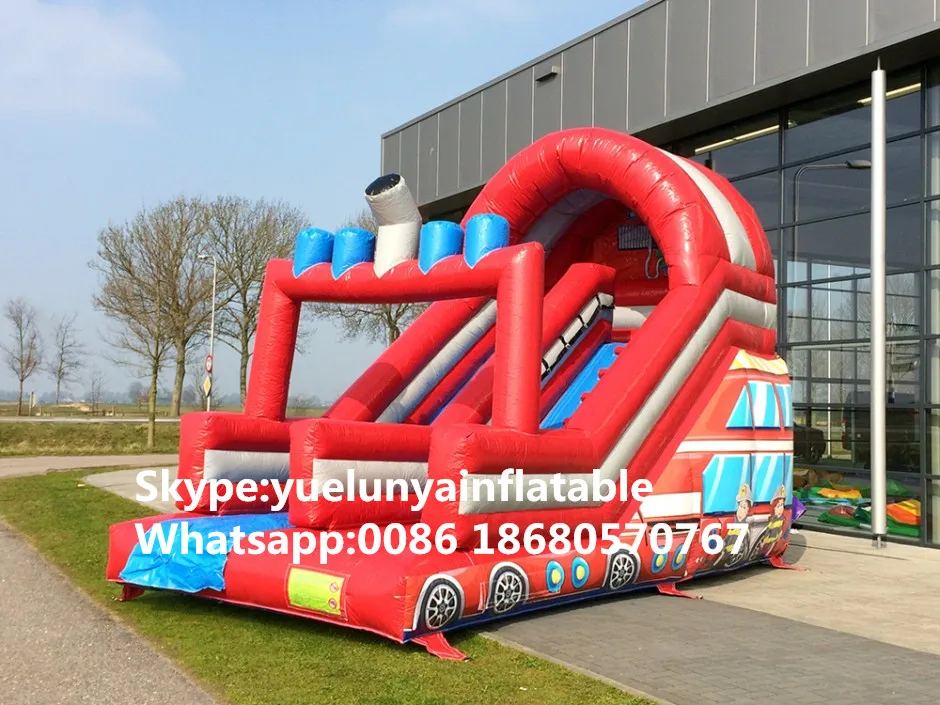 

(China Guangzhou) manufacturers selling inflatable slides,Firefighter slide KY-679