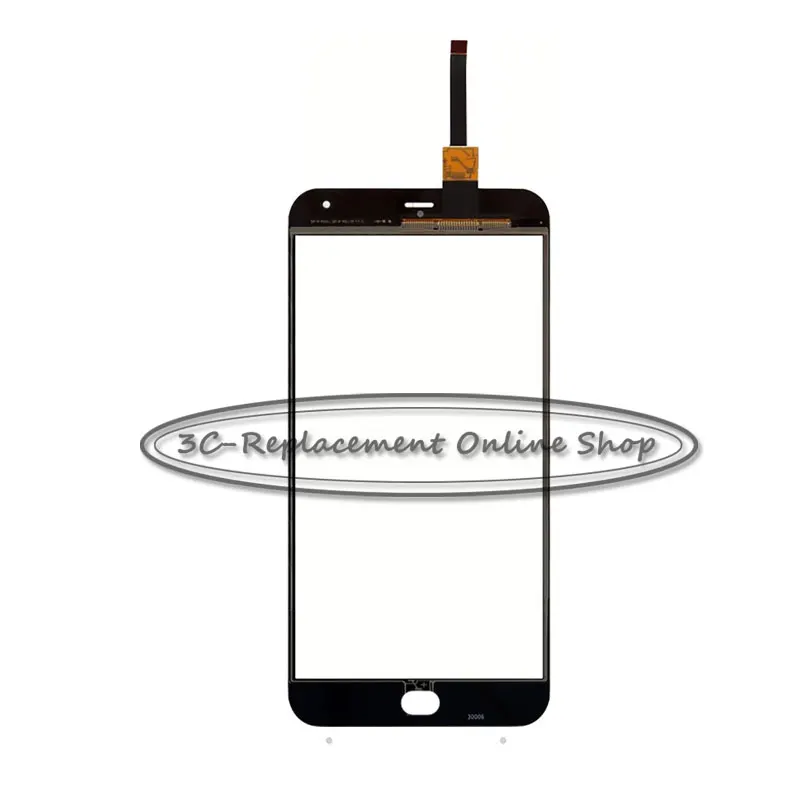 5 шт. Черный сенсорный экран дигитайзер для Meizu m2 note M571H M571M M571C / Meilan Note 2 дисплей|touch