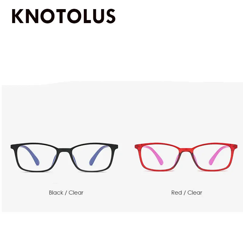Knotolus Для женщин мужские очки для чтения черный красный TR90 ультра-легкий Ретро
