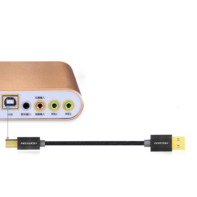 Usb/Usb линия данных принтера высокоскоростной Порты и разъёмы подключения Extension Line
