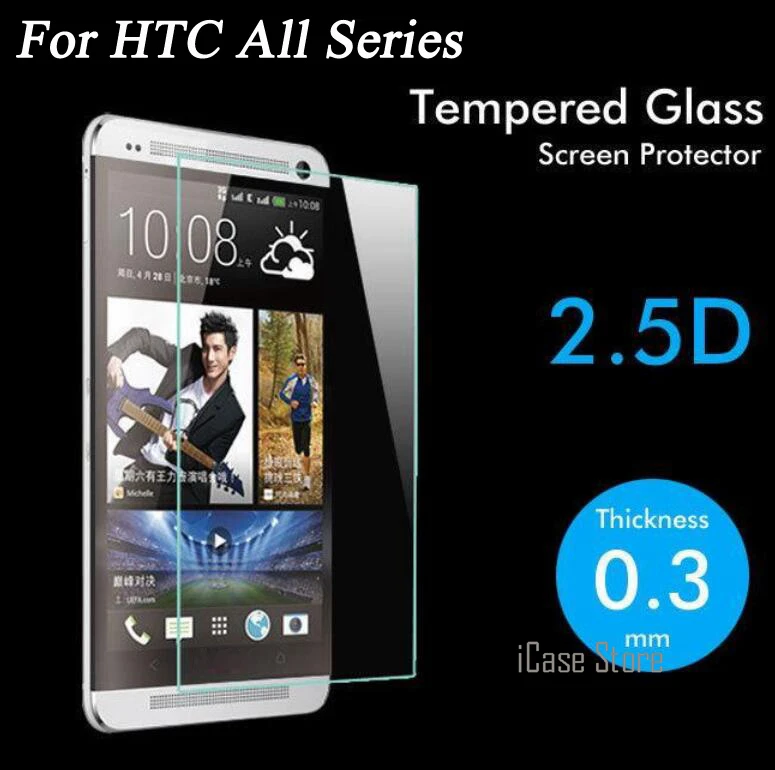 9 H 2.5D Премиум закаленное Стекло Экран Защитная пленка для htc один M7 M8 M9 Desire 626 616 816