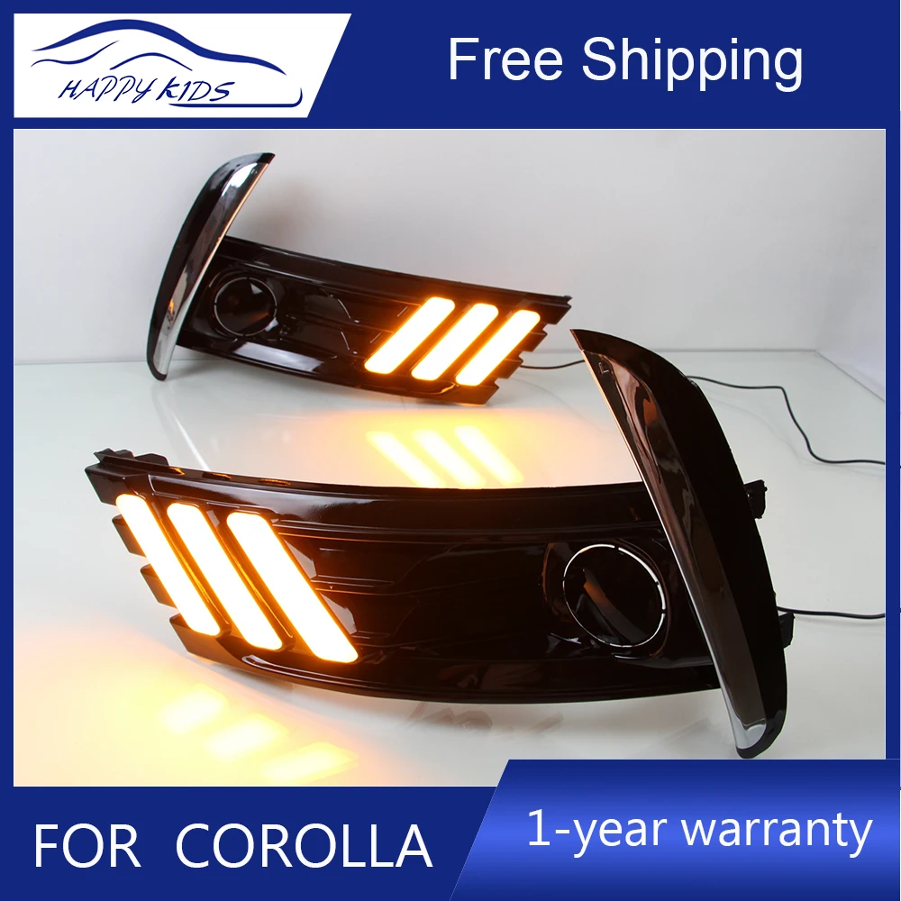 Автомобильный Стайлинг для Toyota Corolla Altis led drl 12 в дневные ходосветильник corolla с