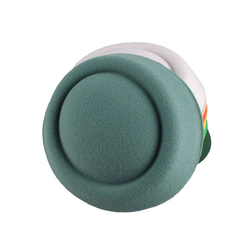 medium turquoise Высокое качество 6,"(16 см) 19color Мини Топ чародейные головные уборы распродажа вечерние головные уборы DIY аксессуары для волос шляпа-таблетка MH018 - Цвет: medium turquoise