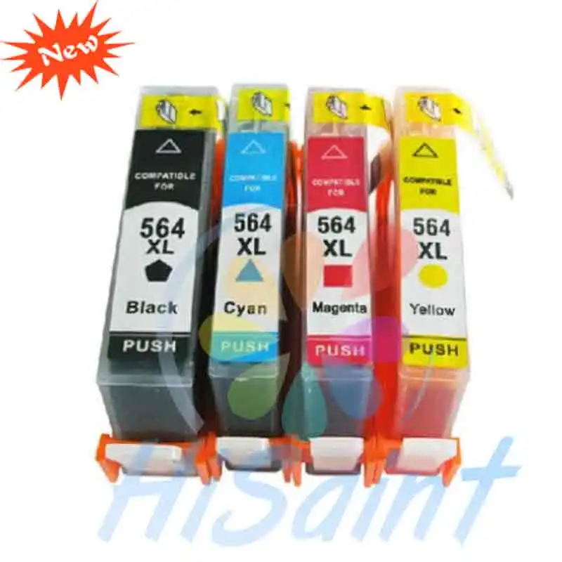 hisaint For HP 564XL ink cartridge with chip hp Photosmart B8550/B8500/D5400/7510/Plus AIO B209a printer Free shipping Sale | Компьютеры и