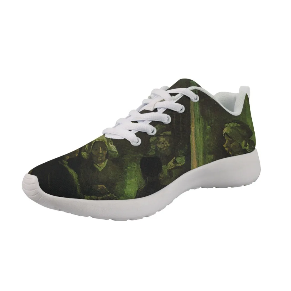 Мужская повседневная обувь Весенние мужские кроссовки с масляной росписью