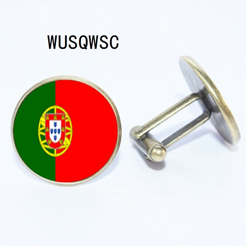 WUSQWSC модные запонки флаг Португалии дизайн рубашка интимные Аксессуары