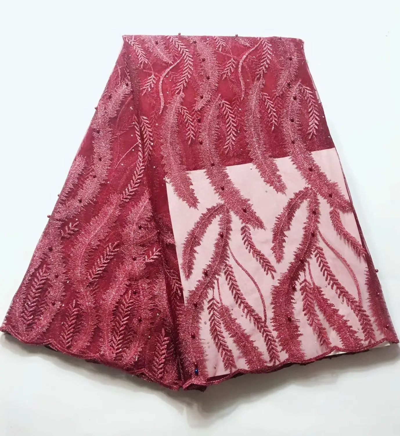 African lace Solid Pattern 120 cm width fabric for Apparel and Fashion sold by the 5Yard | Аксессуары для одежды