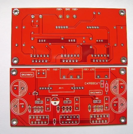 150 Вт LM3886 * 3 параллельная одноканальная Плата усилителя мощности PCB Бесплатная