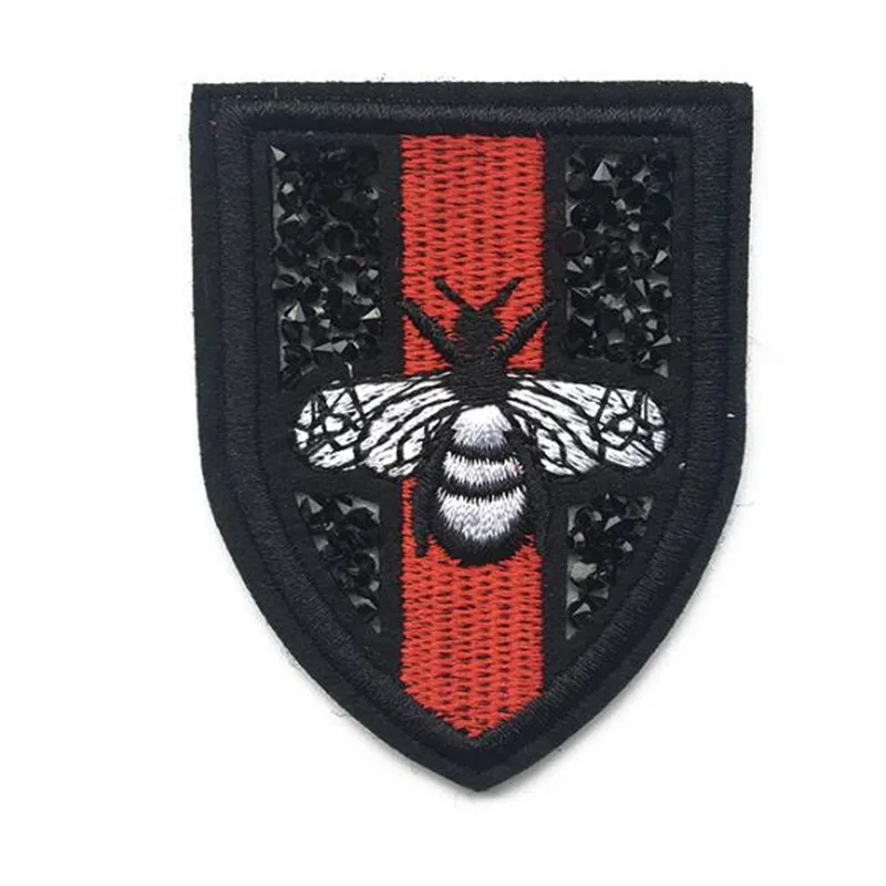 Новый патч знак пчелы ВЫСОКОЕ КАЧЕСТВО ШВЕЙНАЯ аппликация для одежды с вышивкой