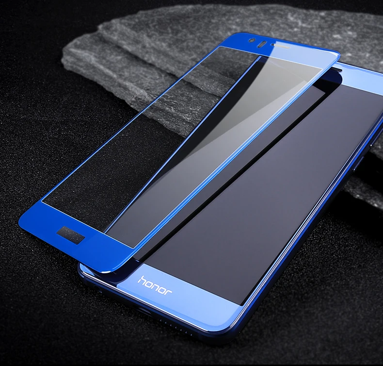 Закаленное стекло с полным покрытием клея для Huawei Honor 8 защита экрана Защитная