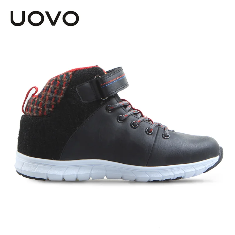 UOVO autumn winter 2016 children shoes for a boy sneakers mid-cut boys casual fashion big sports |