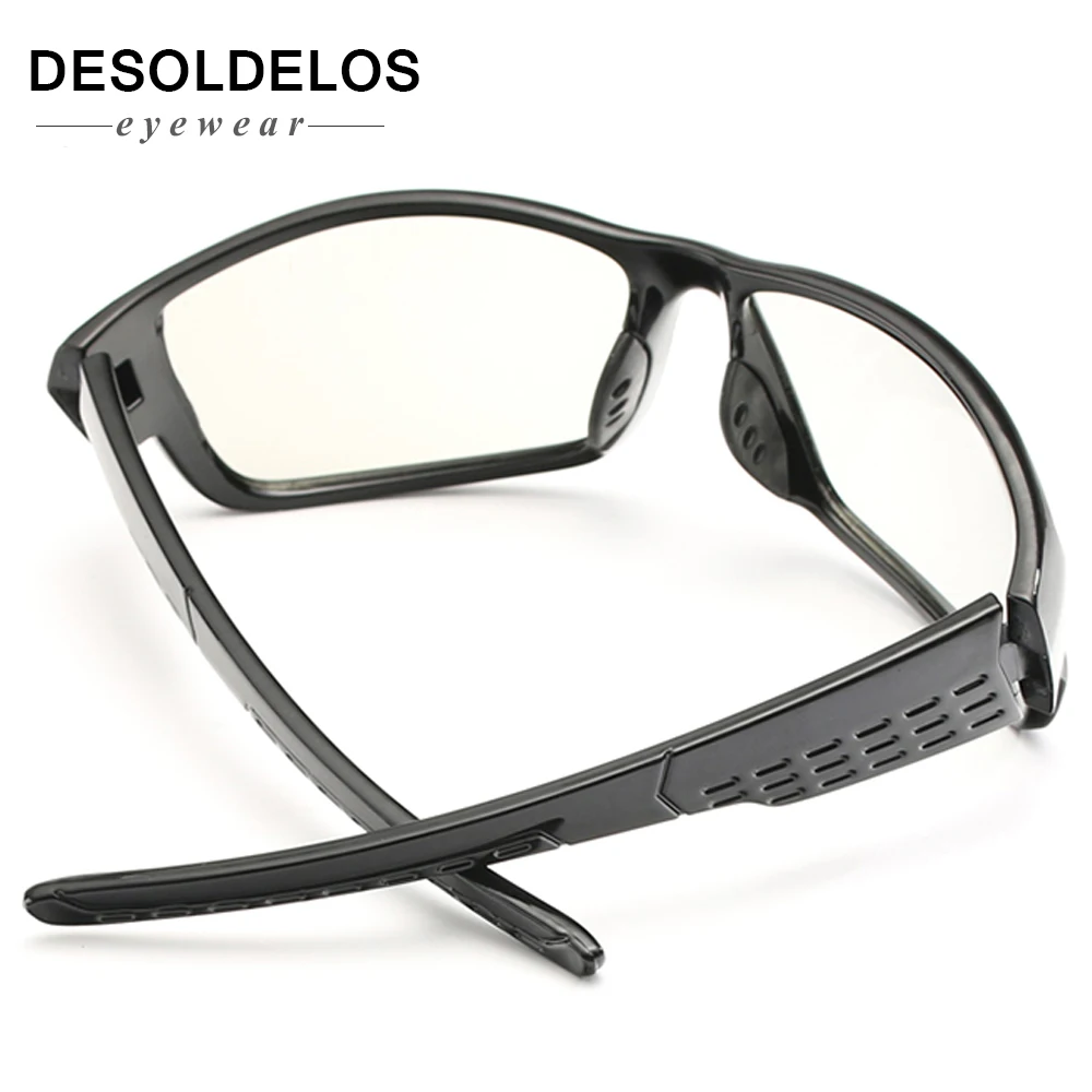 Поляризованные квадратные фотохромные солнцезащитные очки для вождения мужские