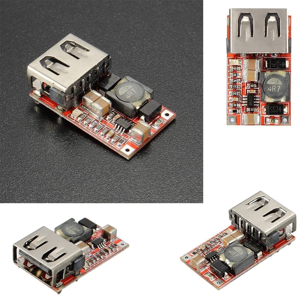Автомобильный модуль зарядного устройства USB DC понижающий преобразователь DC-DC 6-24