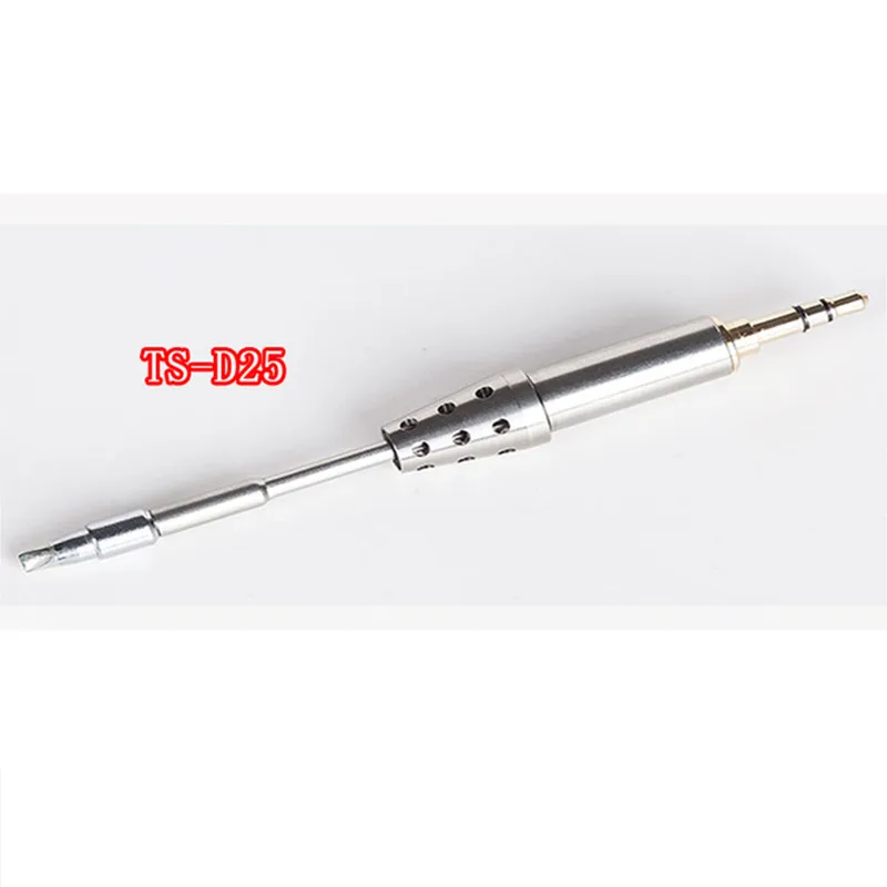 TS D25 оригинальный пайки головы для TS80 Замена паяльной Для цифровой ЖК дисплей