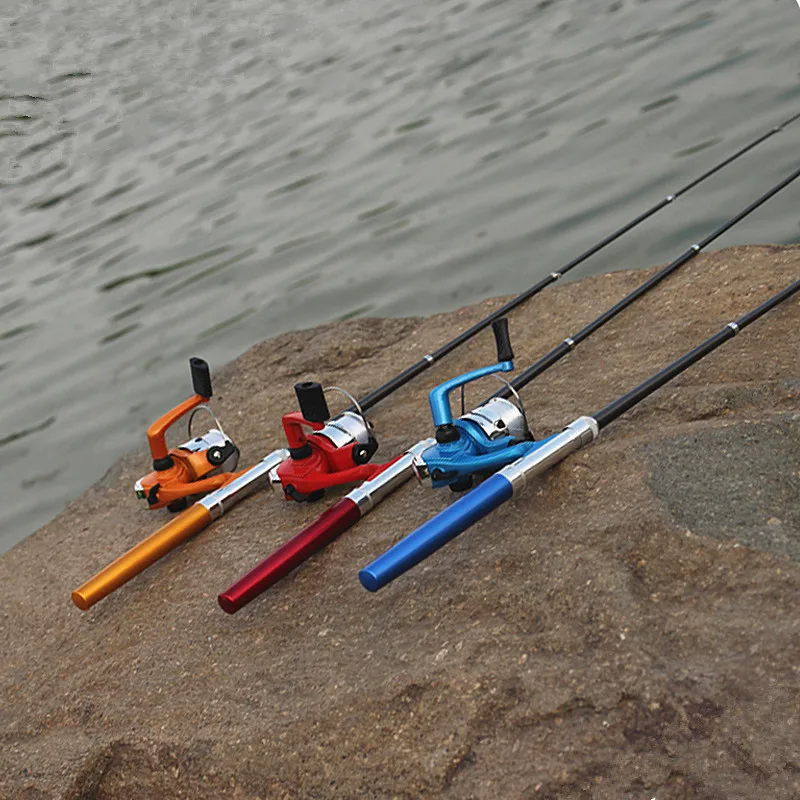 Ручная рыболовная удочка 4 цвета Портативный Телескопический зимний Рыболовный