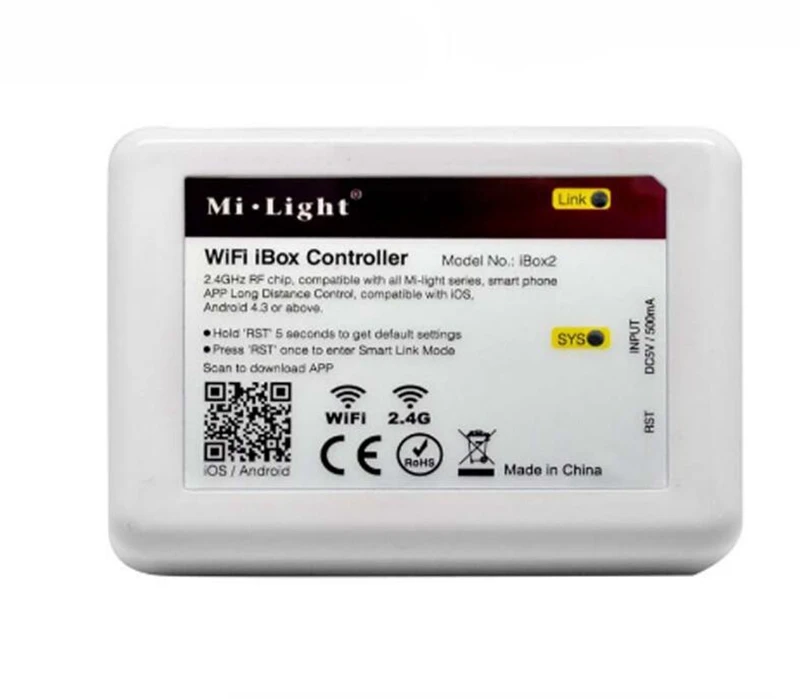 WIFI IBOX2 GU10 5 W E27 6 W 9 W Mi. цвет света Регулируемая температура двойной белый CW/WW CCT светодиодный лампы 110 V 220 V+ 2,4G беспроводной пульт дистанционного управления+ WiFi iBox - Испускаемый цвет: WIFI IBOX2
