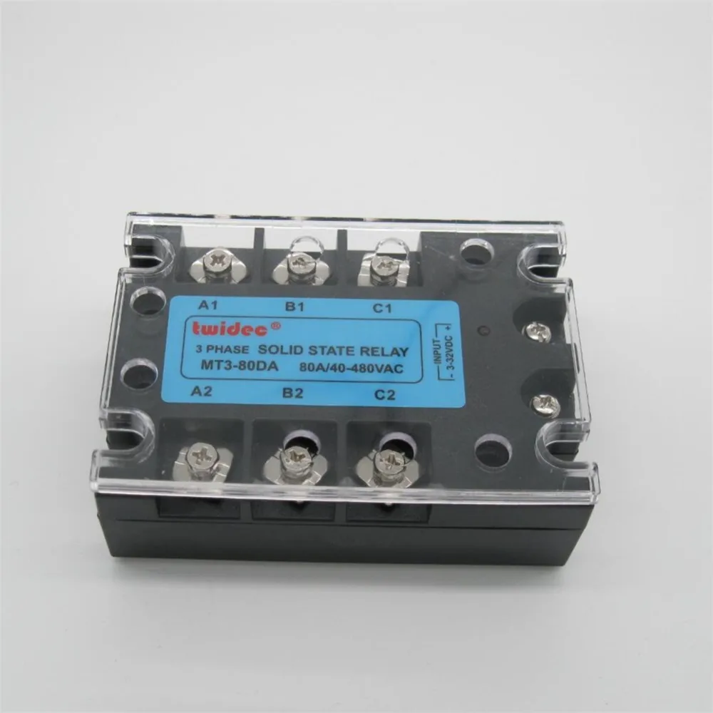Высококачественное трехфазное твердотельное реле SSR 80DA 3 32 В постоянного тока до