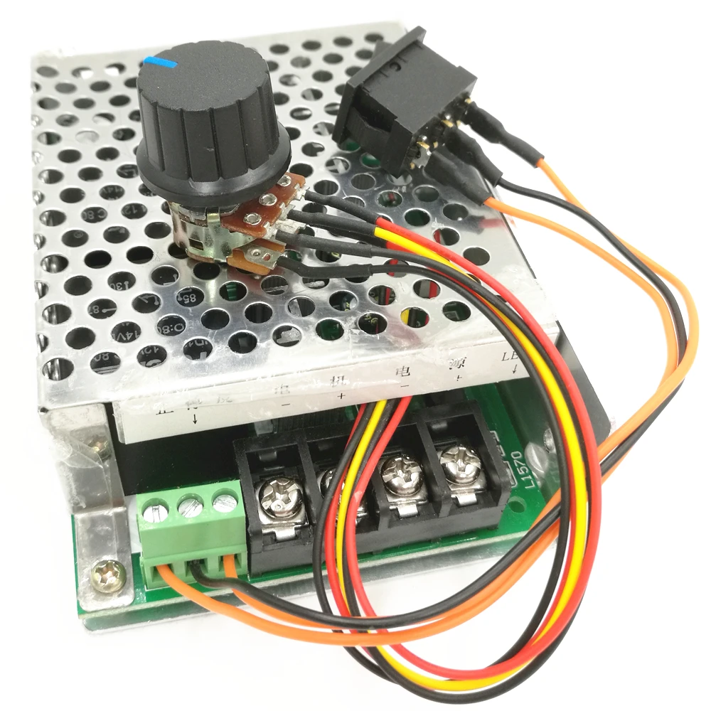PWM контроллер скорости двигателя постоянного тока motor 12v24v36v48v перевернутый