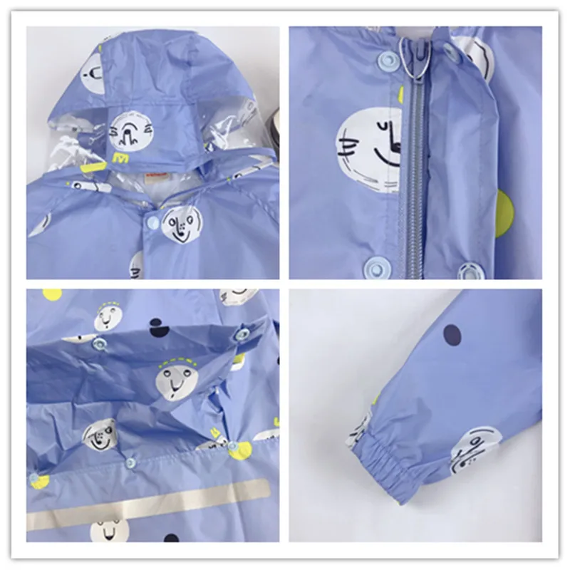 

Waterproof Raincoat For Children Baby Girls Boys,Students Rain Coat Kids Outdoor Rainwear Poncho Jacket With Backpack