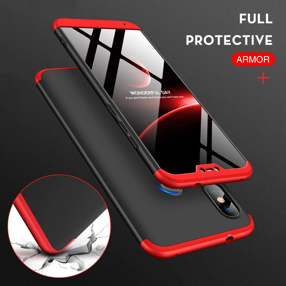 Case For Xiaomi Pocophone F1 360 Cover Xiomi MI 8 Lite A2 Redmi Note 6 Pro 5 Plus 6A 5A S2 Mi Max 3 | Мобильные телефоны и