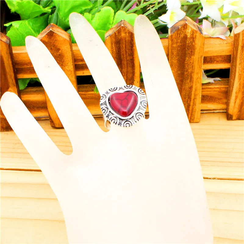 Кулон Сердце Красный камень Ювелирные наборы Цепочки и ожерелья Браслет Серьги