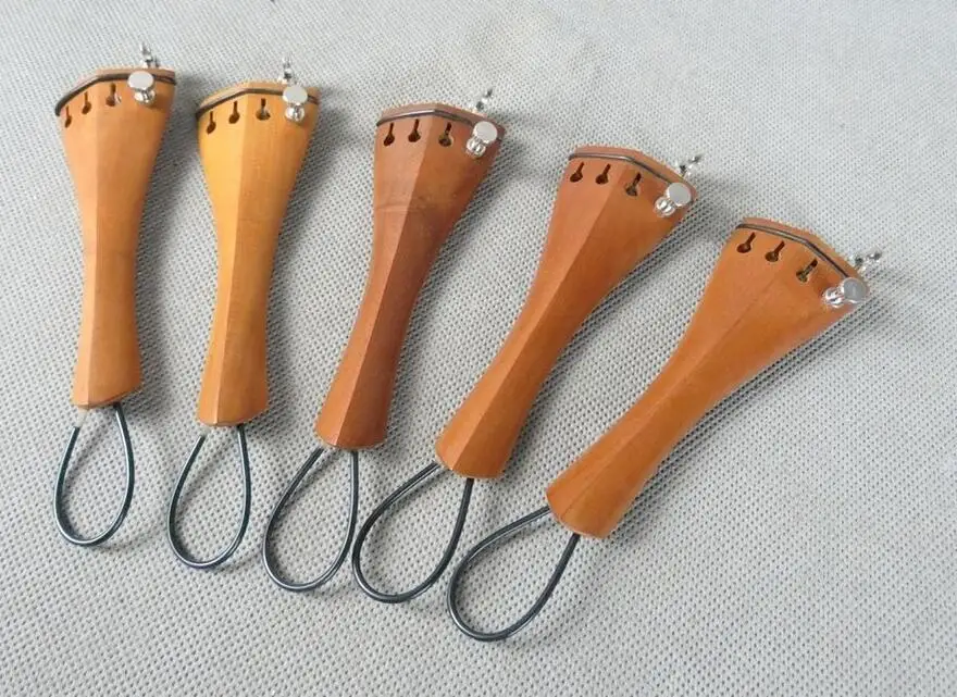 

Violin part,5pcs jujube violin tailpieces 4/4,include fine tuning/Tail Guts