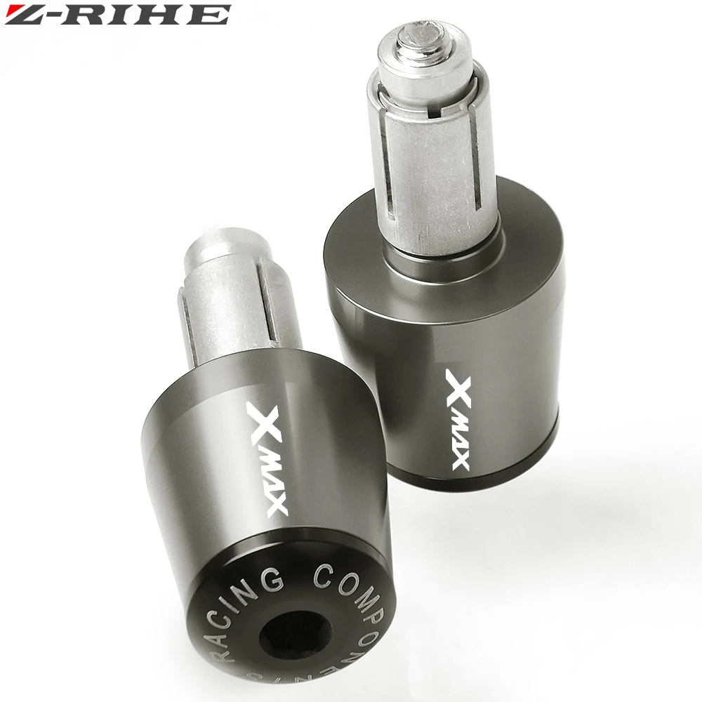 22 мм мотоцикл для XMAX логотип ручка рукоятка наконечники фиксаторы для Руля Мотоцикла концы для YAMAHA XMAX 300 X MAX 125/200/250/400