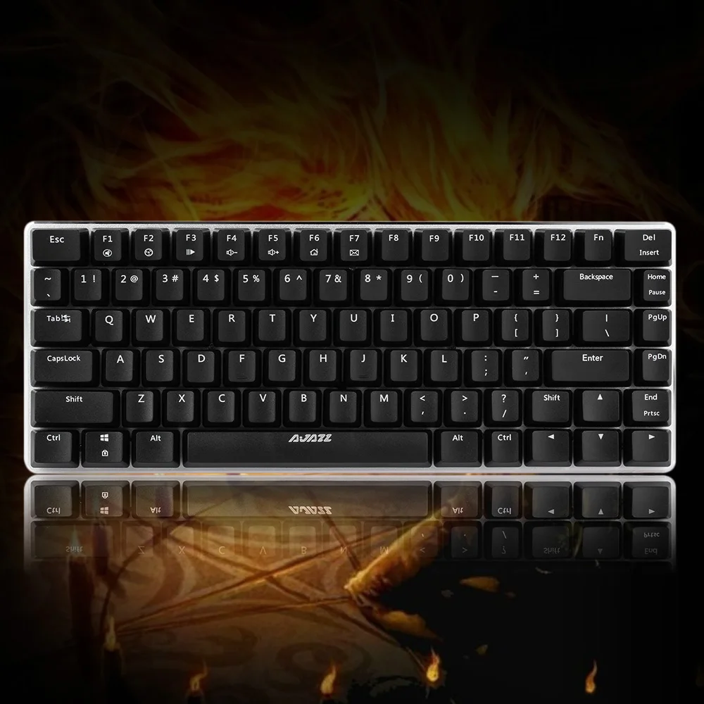 AJAZZ AK33 механическая клавиатура E-sport игровая клавиатура 82 клавиши USB Проводные синие переключатели Anti-Ghosting для ПК ноутбука рабочего стола