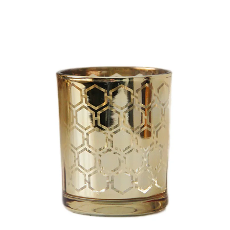Портативный классический хрустальный подсвечник candleHolder домашний декор канделябр Менора люкс - Цвет: honey comb