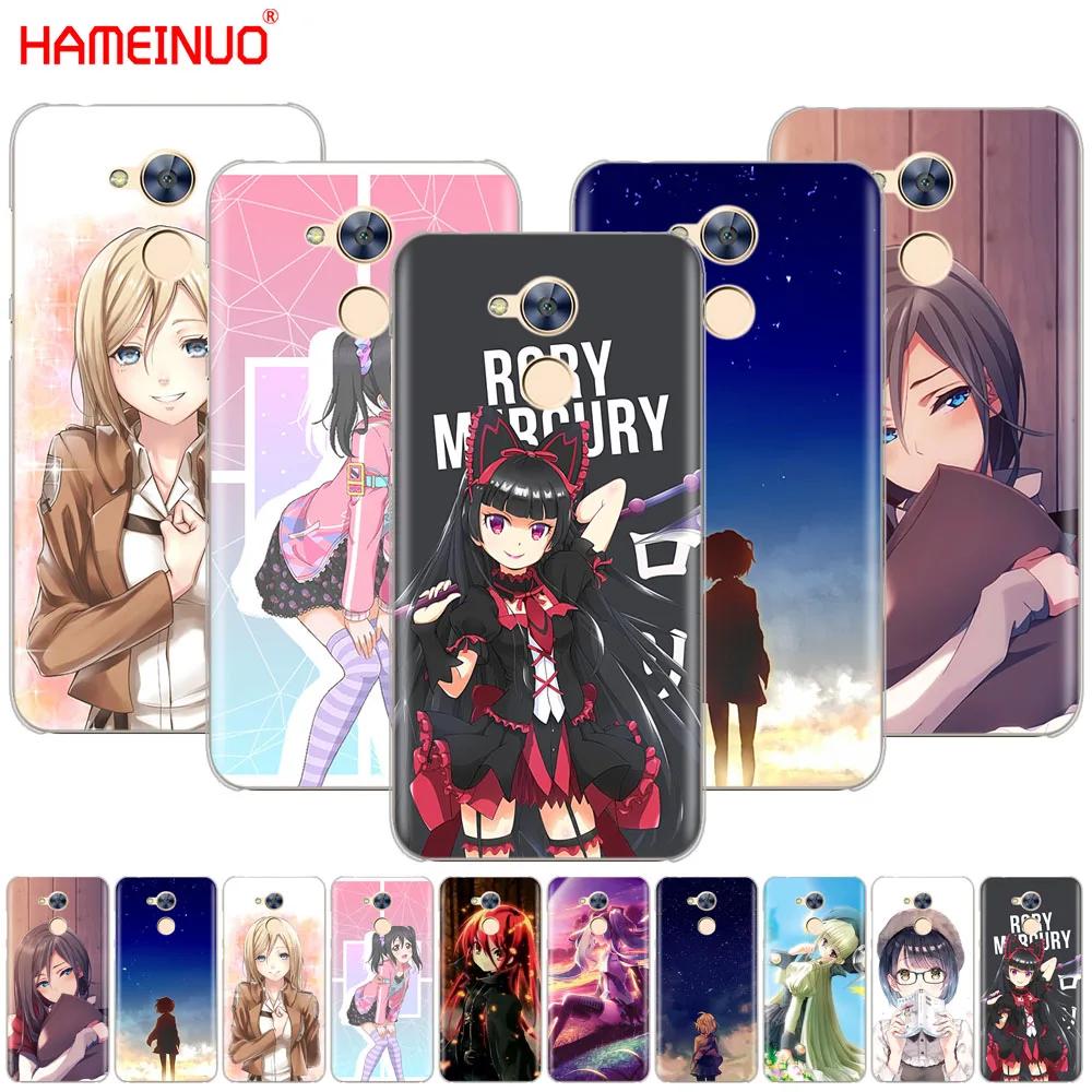 HAMEINUO милый аниме девушка комикс чехол для телефона Huawei Honor 10 V10 4A 5A 6A 7A 6C 6X 7X 8 9