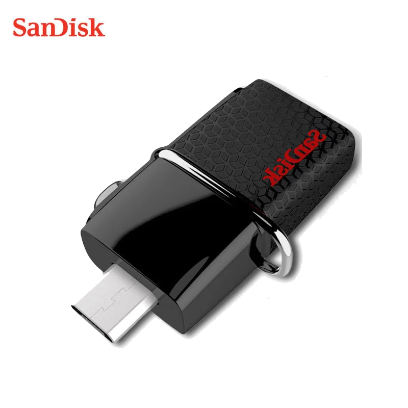 SanDisk USB флеш накопитель 16 ГБ 32 64 128 Гб OTG двойной интерфейс 150 м/с 3 0 накопители usb
