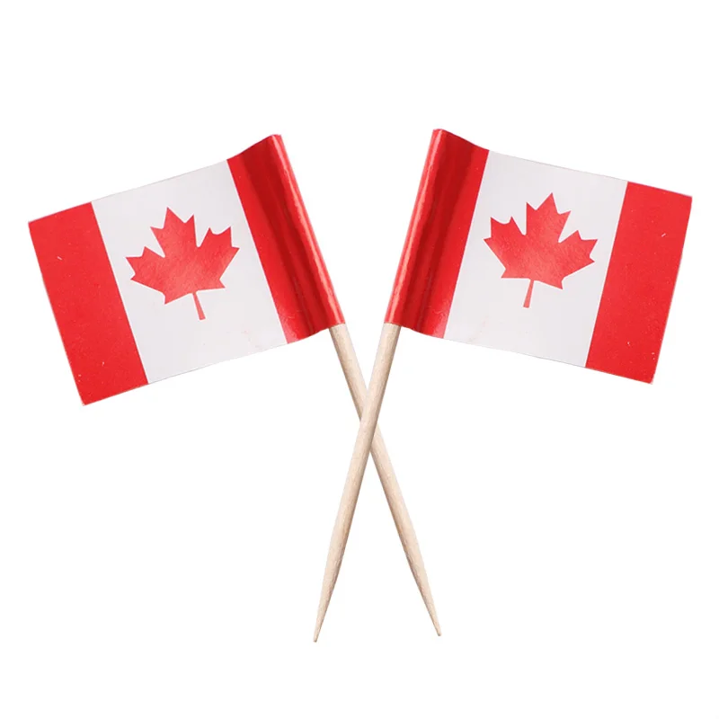 50 шт./лот бумажный мини-флаг для фруктов зубочистки выбор еды пирожные фрукт