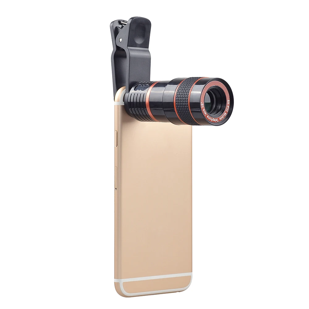 Apexel 8x зум телескопический объектив для мобильного телефона для iPhone 7 8 6 Plus сотовый телефон универсальные Объективы для камер для samsung s9 xiaomi redmi