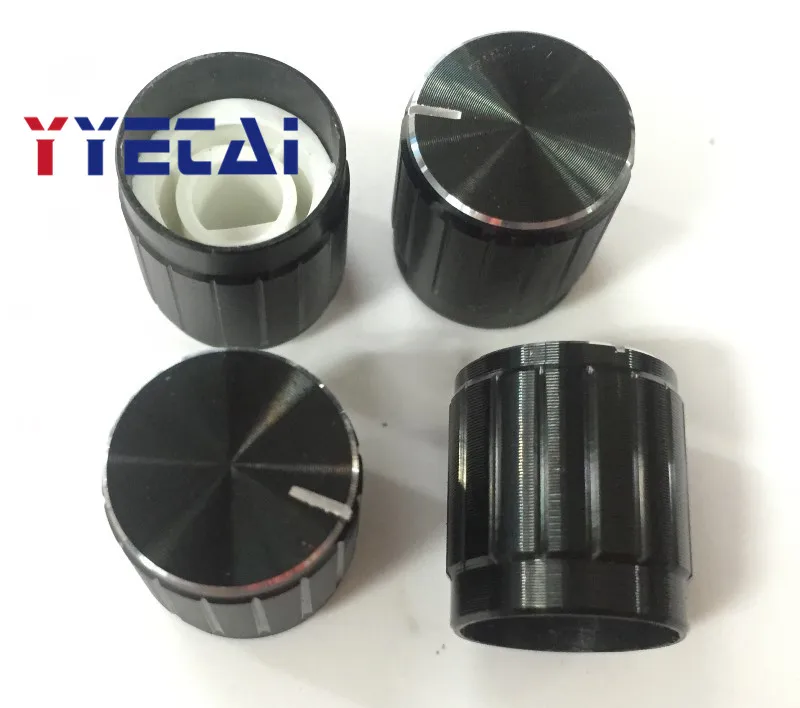 YongYeTai потенциометр шляпа 15*17 тангенциальная рукоятка Серебряный sideband индикатор