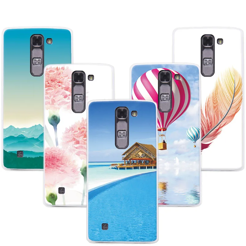 Экзотический природный пейзаж жесткий пластиковый телефон чехлы для LG Magna C90