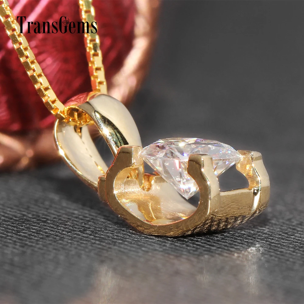 Женское колье Косынка с подвеской 18 К желтое золото 1 карат 6 5 мм|necklace 18k|necklace