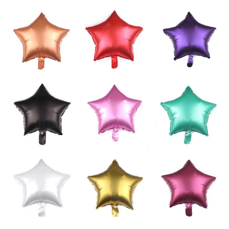 2 шт. пятиконечные Звездные вечерние воздушные шары 18 дюймов гелиевый воздушный